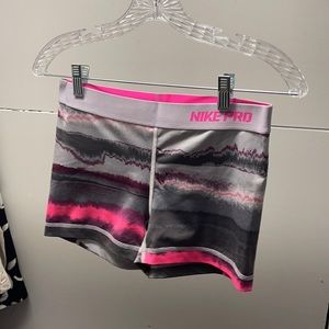 Nike pro dri fit spandex shorts